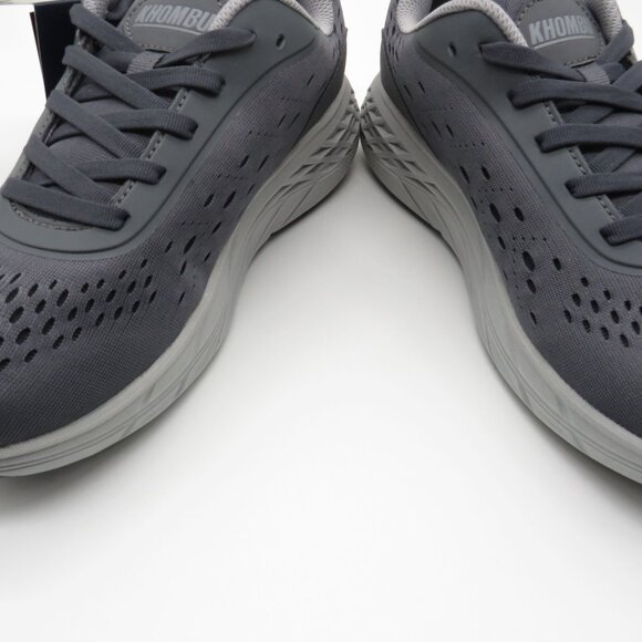 Khombu Cohos Men's Gray Athletic Shoes 8.5M Lightweight  Breathable NEW - Picture 2 of 6